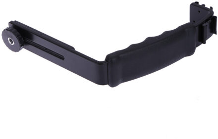 Camera Stand L-Vormige Hoek 2 Schoen Flash Bracket Dv Bracket Tray Dual Shoe Flash Bracket Voor Dslr camera Camcorders