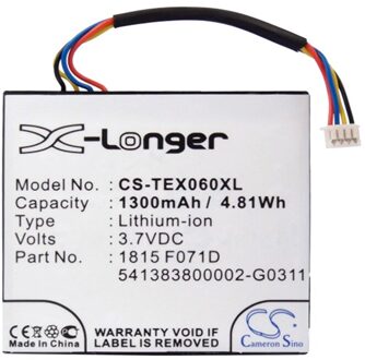 Cameron Sino 1300Mah Batterij Voor Ti-Nspire Cx, Ti-Nspire Cx Cas, n2/Ac/2L1/Een, TI-84 Plus C Silver Edition, Ti-Nspire Touchpad. Etc