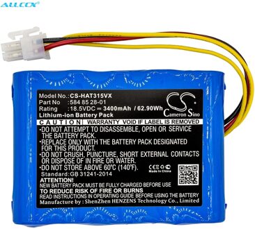 Cameron Sino 3400Mah Batterij Voor Gardena R100Li, R130Li, R160Li ,Mahroboter Sileno, sileno +,R100LIC,R130LIC,