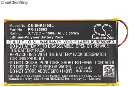 Cameron Sino Batterij Voor Barnes & Noble BNRV510, Nook Glowlight Plus , Voor Kobo Glo Hd, aura, H2O, Voor Pocketbook 631 Touch Hd