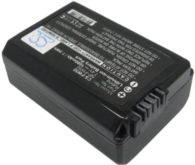 Cameronsino Voor Sony Dslr A55 SLT-A35B Alpha 33 NEX-5RKB NEX-5RKS NEX-5RKW NEX-5T NP-FW50 NEX-3 NEX-3A NEX-3C Batterij