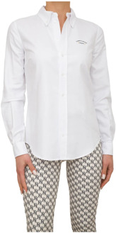 Camicia Overhemd Elisabetta Franchi , White , Dames - Xl,L,Xs