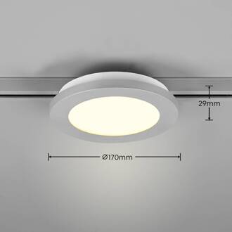 Camillus LED track voor DUOline, titanium, Ø 17 cm titaniumkleurig