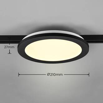 Camillus LED track voor DUOline, zwart, Ø 26 cm zwart mat