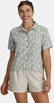 Camino Pucker Blouse Dames Groen - XL