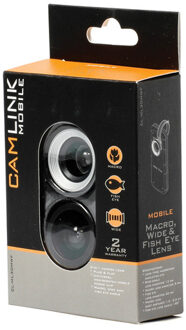 Camlink Mobiele Telefoon Lens Macro / Wide Angle / Fish Eye