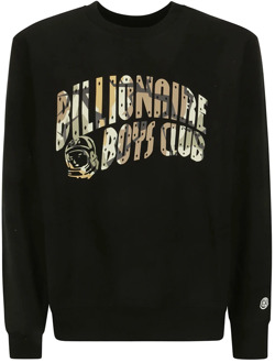Camo Arch Logo Sweatshirt Billionaire Boys Club , Black , Heren - L,M