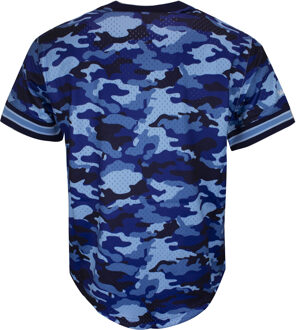 Camo Mesh Team Golden State Warriors Heren T-shirt Blauw - XS
