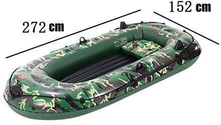 Camouflage 4-Persoon 10FT Opblaasbare Rubberboot Boot Vissen Rafting Water Sport Thicken Opblaasbare Boot Kajak Opblaasbare Boot