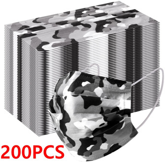 Camouflage Disposable Face Mask 3Ply Ear Loop Reusable Mouth Cover Fashion Fabric Masks face cover Protective mascarilla new