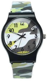 Camouflage Fashion Ultra Thin Watches Simple Children Watch Quartz Wristwatch For Girls Boy Quartz Watch Relogio Masculino