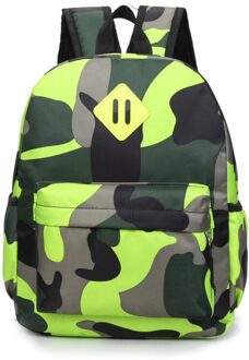 Camouflage Kinderen Rugzakken Kleuterschool Rugzak Scholieren Printing Rugzak Kids Book Bag School Tassen leger groen