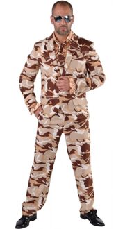 Camouflage kostuum 3-delig voor heren Multi