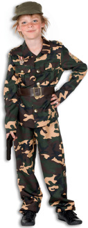 Camouflage kostuum voor kinderen 116