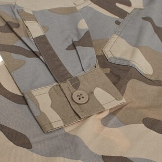 Camouflage overhemd met lange mouwen 478539 jongen Bruin