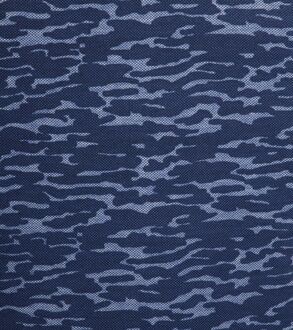 Camouflage Polo Indigo Blauw
