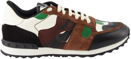 Camouflage Rockrunner Sneakers Valentino Garavani , Multicolor , Heren - 41 1/2 Eu,43 1/2 Eu,43 Eu,45 Eu,42 1/2 Eu,42 Eu,44 Eu,40 EU