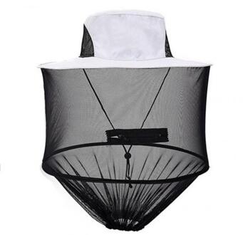 Camouflage Vissen Bijenteelt Gaas Cap Anti Mosquito Zon Bescherming Veld Jungle Masker Gezicht Beschermen Mosquito Head Netto Hoeden licht grijs