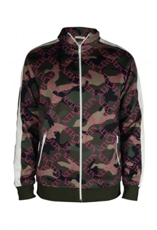 Camouflage Zip Vest Valentino Garavani , Multicolor , Heren - Xl,M,S