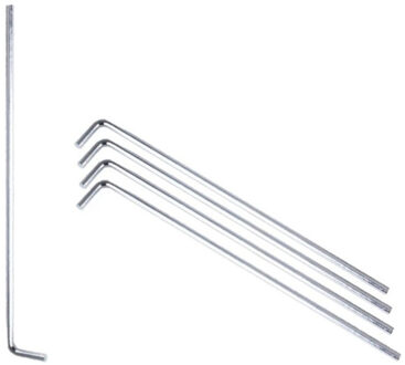 Camp Active Grondpennen - 30x stuks - metaal - 23 cm - tentharingen