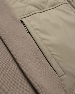 Campbell Aston vest - maat L Taupe