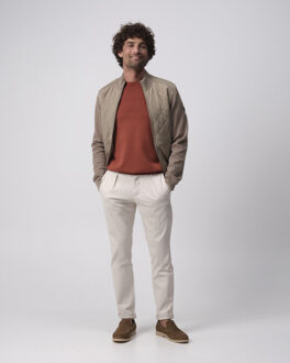 Campbell Aston vest - maat M Taupe