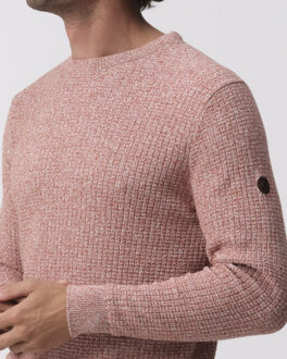 Campbell Casey trui ronde hals Bruin - L