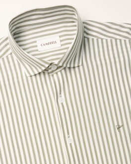 Campbell Casual overhemd Groen - XXXL