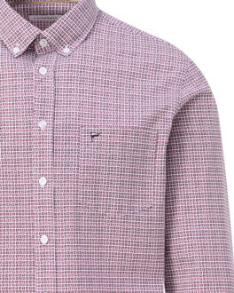 Campbell Casual overhemd - maat XXXL Klaproos