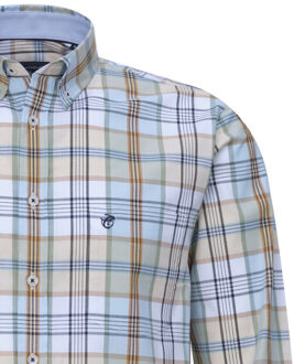 Campbell Casual overhemd met lange mouwen Groen