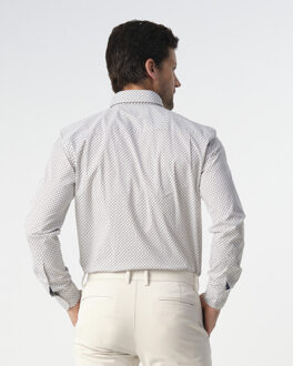 Campbell casual overhemd met lange mouwen - maat XXL Wit