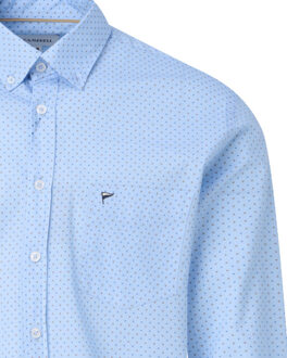 Campbell Casual shirt Blauw - XL