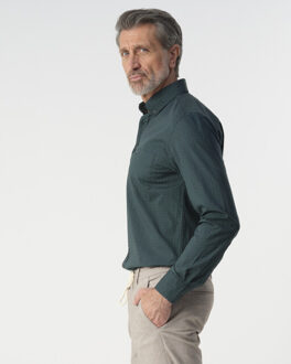 Campbell Casual shirt long sleeve - maat XL Groen