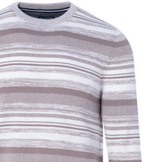 Campbell Classic casey trui ronde hals Bruin - XXL