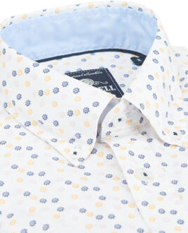 Campbell Classic casual overhemd met korte mouwen - maat XL Bruin