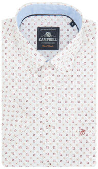 Campbell Classic casual overhemd met korte mouwen - maat XXL Veelkleurig