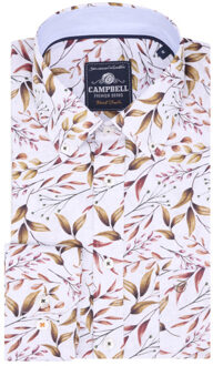 Campbell Classic -casual overhemd met lange mouwen - maat M Veelkleurig
