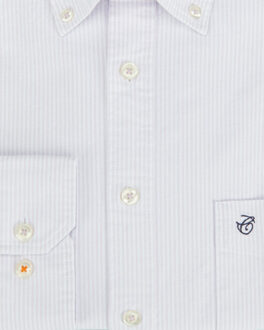 Campbell Classic casual overhemd met lange mouwen - maat XL Paars