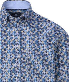 Campbell Classic casual overhemd met lange mouwen Veelkleurig - XL