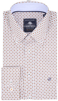 Campbell Classic casual overhemd met lange mouwen Veelkleurig - XXXL