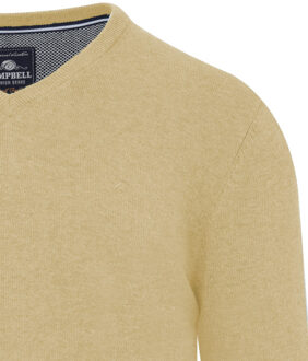 Campbell Classic london trui v-hals Bruin - XXXL