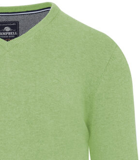 Campbell Classic london trui v-hals Groen - M
