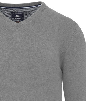 Campbell Classic london trui v-hals - maat XXXL Grijs