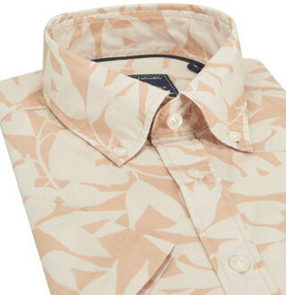 Campbell Classic ranger casual overhemd met korte mouwen Bruin