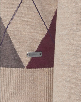 Campbell Classic trui ronde hals Beige - XXXL