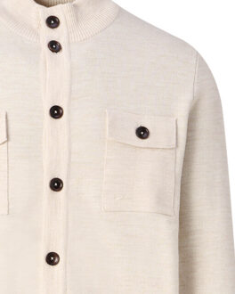 Campbell Hellister cardigan Wit - XXL