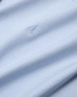 Campbell Jordan polo met korte mouwen Blauw - XL