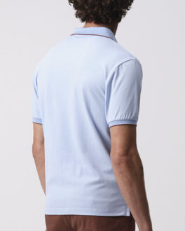 Campbell Jordan polo met korte mouwen Blauw - XXXL