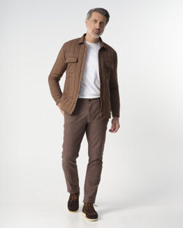 Campbell Julius padded jacket - maat M Bruin