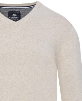 Campbell London trui v-hals Wit - XXL